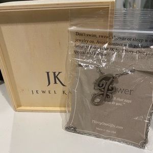 Initial Necklace in box “J”